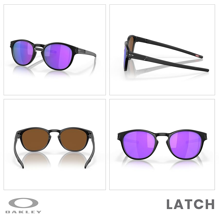 Amazon.com: Oakley OO9265 Latch 926555 53MM Matte Black